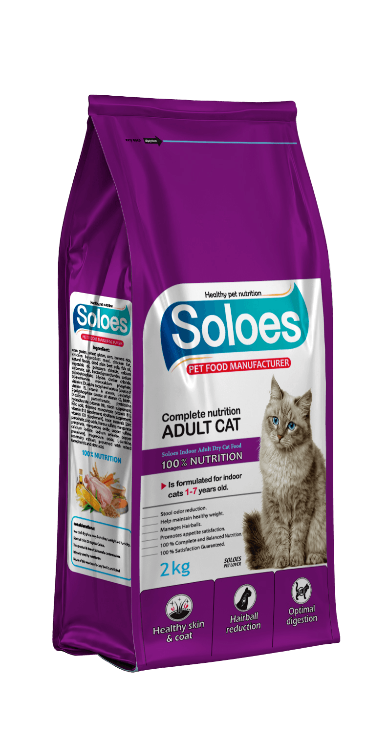 Soloes Adult Dry Cat Food - 2kg