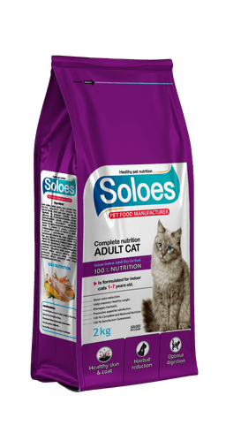 Soloes Adult Dry Cat Food - 2kg