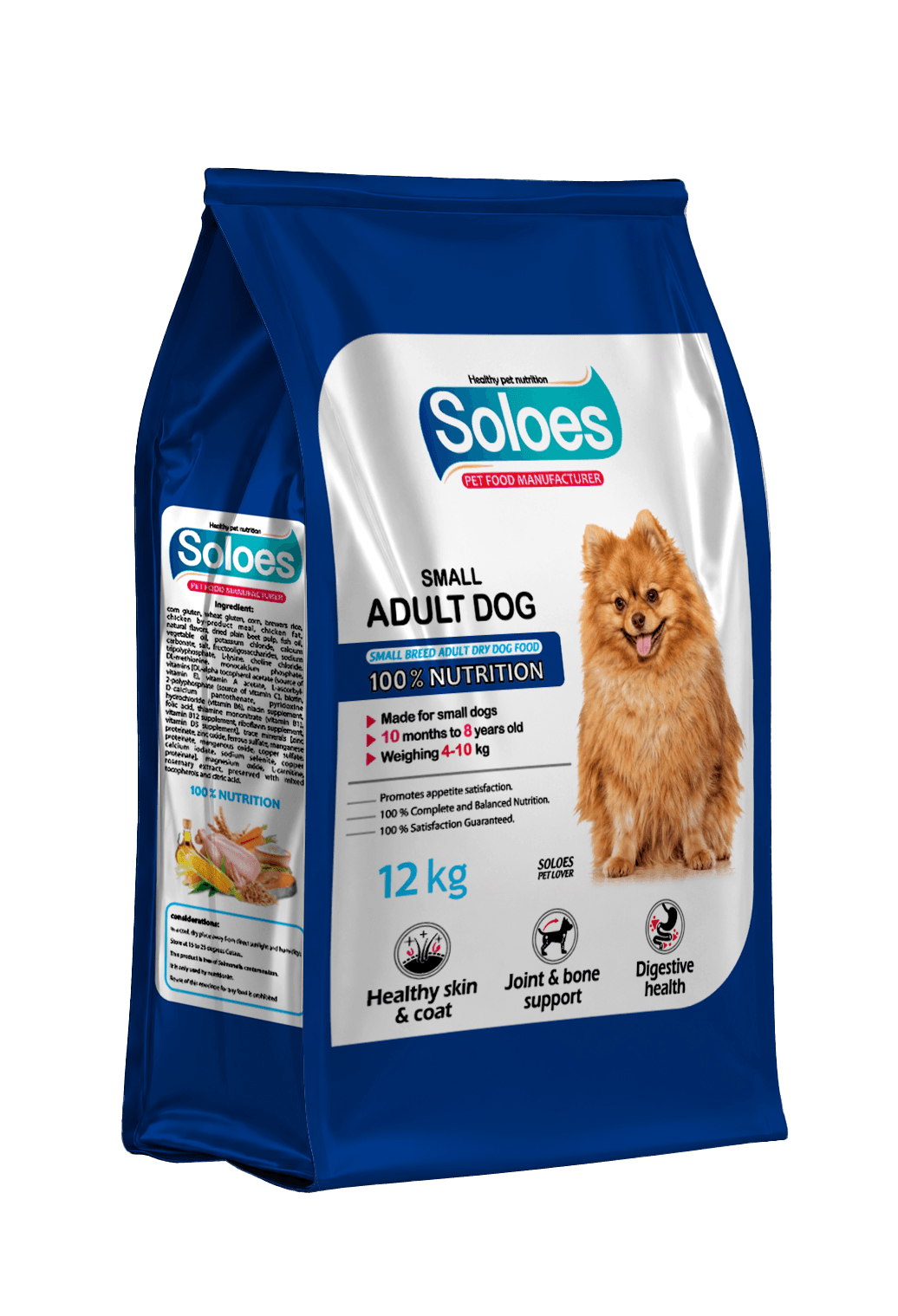 Soloes Dry Food for Adult Small Breed Dogs