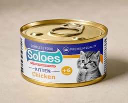 Soloes Complete Wet Food for Kittens with Chicken