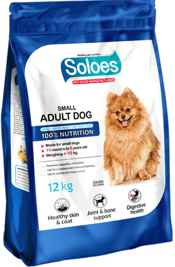 Soloes Dry Food for Adult Small Breed Dogs