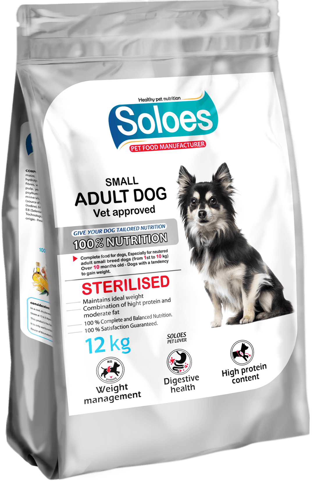 Soloes Dry Pet Food for Adult Sterilized Dog