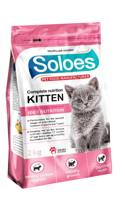 Formulated for the second stage of kitten
