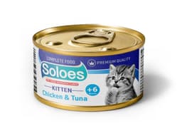 Soloes Complete Wet Food for Kittens with Chicken and Tuna