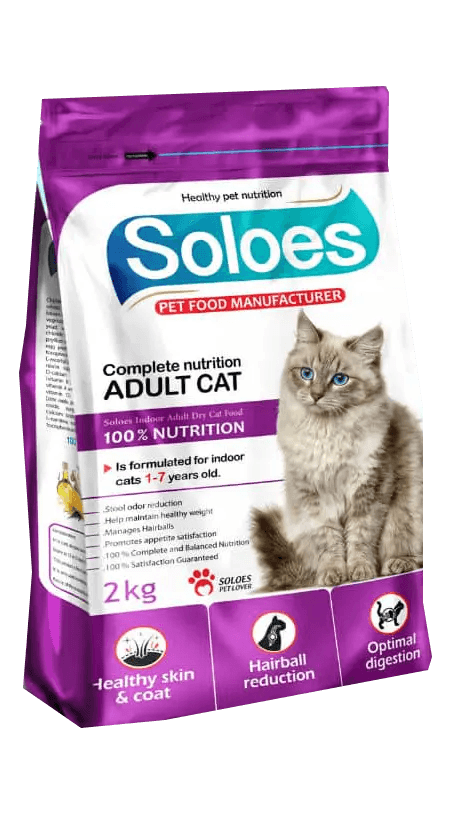 Soloes Indoor Adult Dry Cat Food